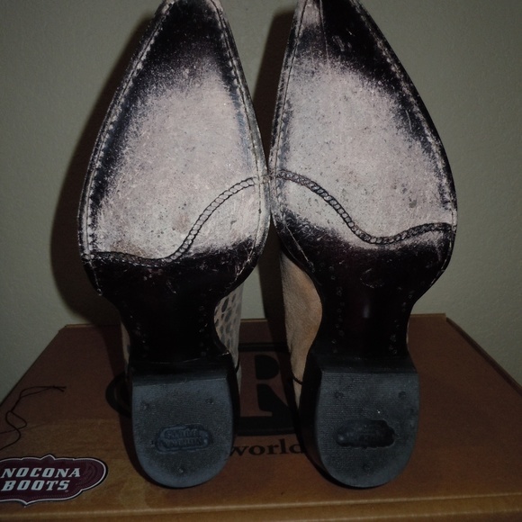 🐾👢Nocona Distressed Leopard Western Leather Boot👢🐾 - Picture 4 of 7